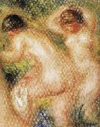 Pierre Renoir Seated Nude (detail) painting